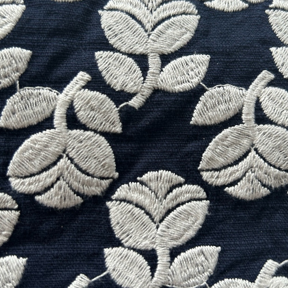 Boden Floral  Embroidered Lined A-Line Skirt w/ Pockets Sz 10R - Picture 6 of 10
